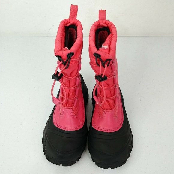 The North Face Alpenglow IV' Bungee Lace Waterproof Boot Kids Size 3 - Picture 3 of 9